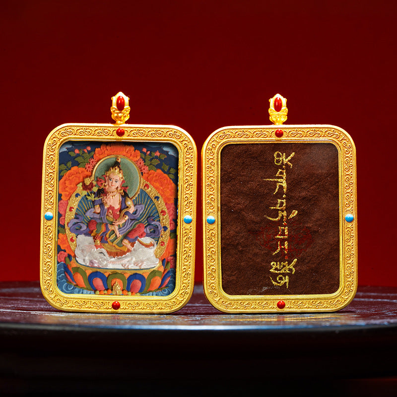 Wutai Mountain Zaki Lam Deity Pendant