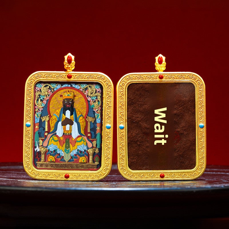 Wutai Mountain Zaki Lam Deity Pendant