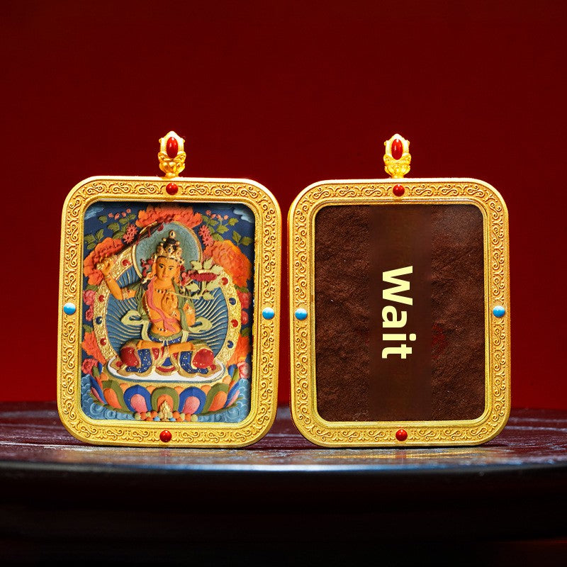 Wutai Mountain Zaki Lam Deity Pendant
