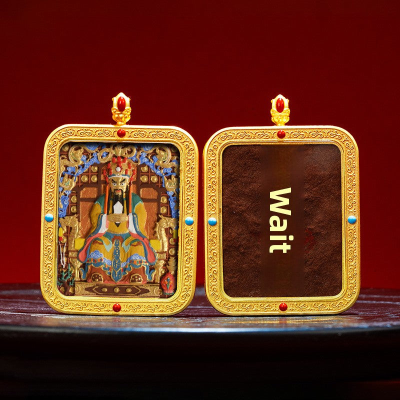 Wutai Mountain Zaki Lam Deity Pendant