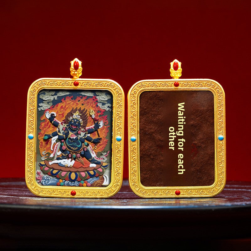 Wutai Mountain Zaki Lam Deity Pendant