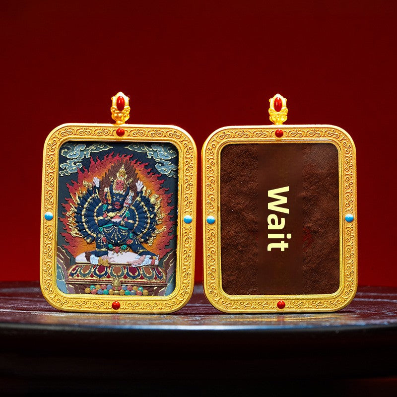 Wutai Mountain Zaki Lam Deity Pendant
