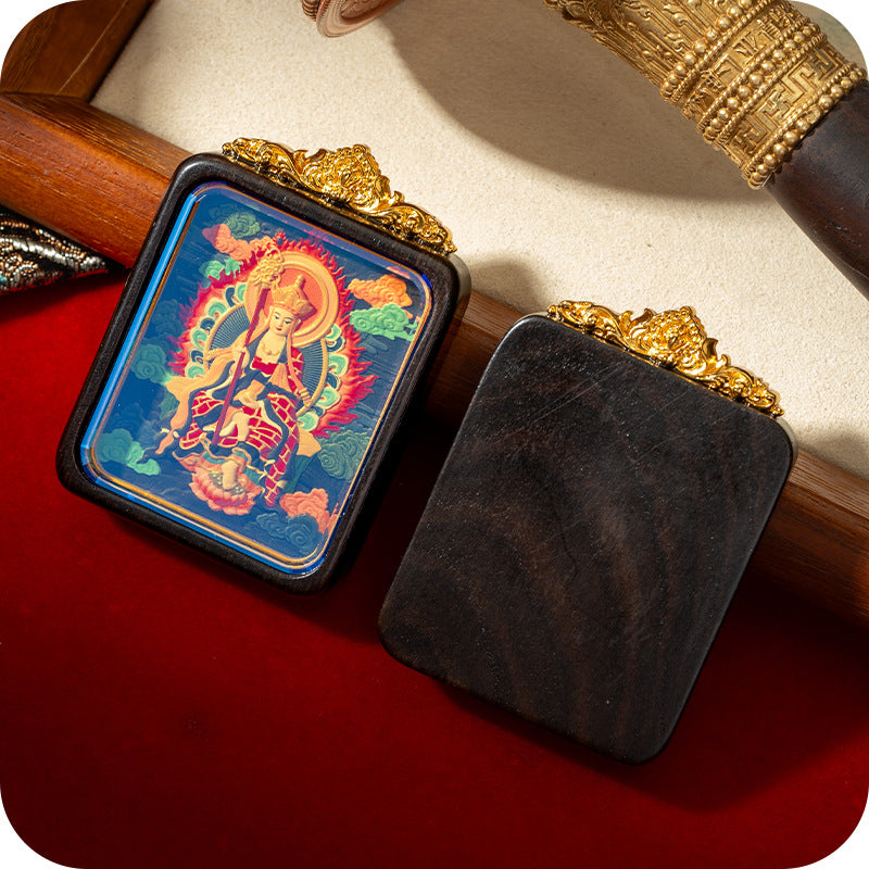 Fortune and BlessingThangka Pendant