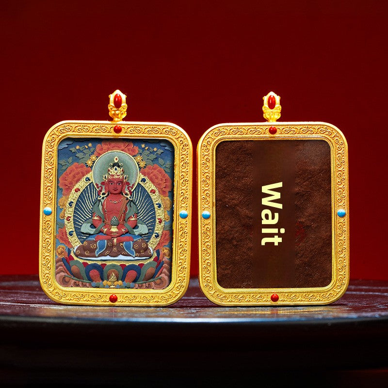 Wutai Mountain Zaki Lam Deity Pendant