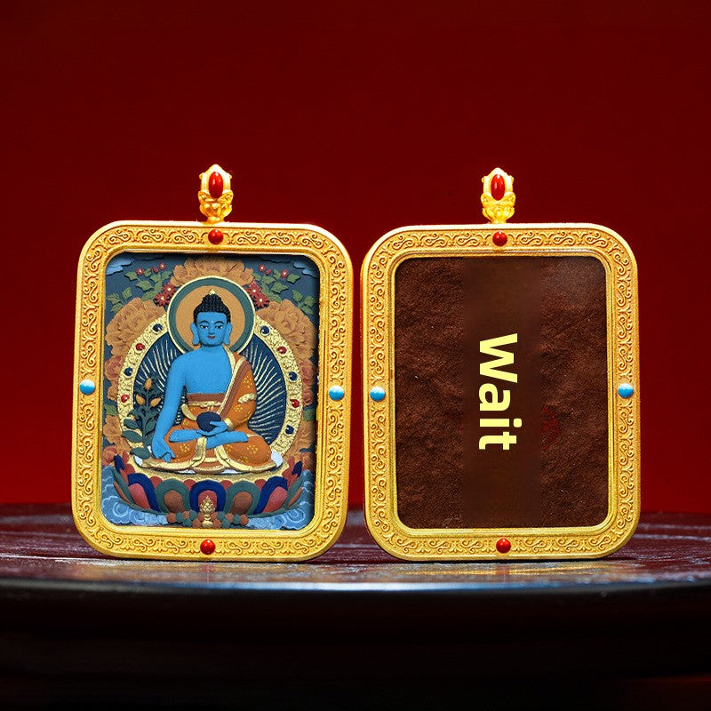 Wutai Mountain Zaki Lam Deity Pendant