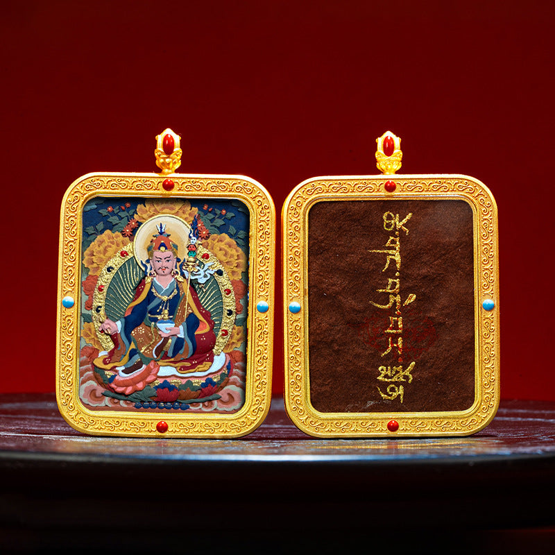 Wutai Mountain Zaki Lam Deity Pendant