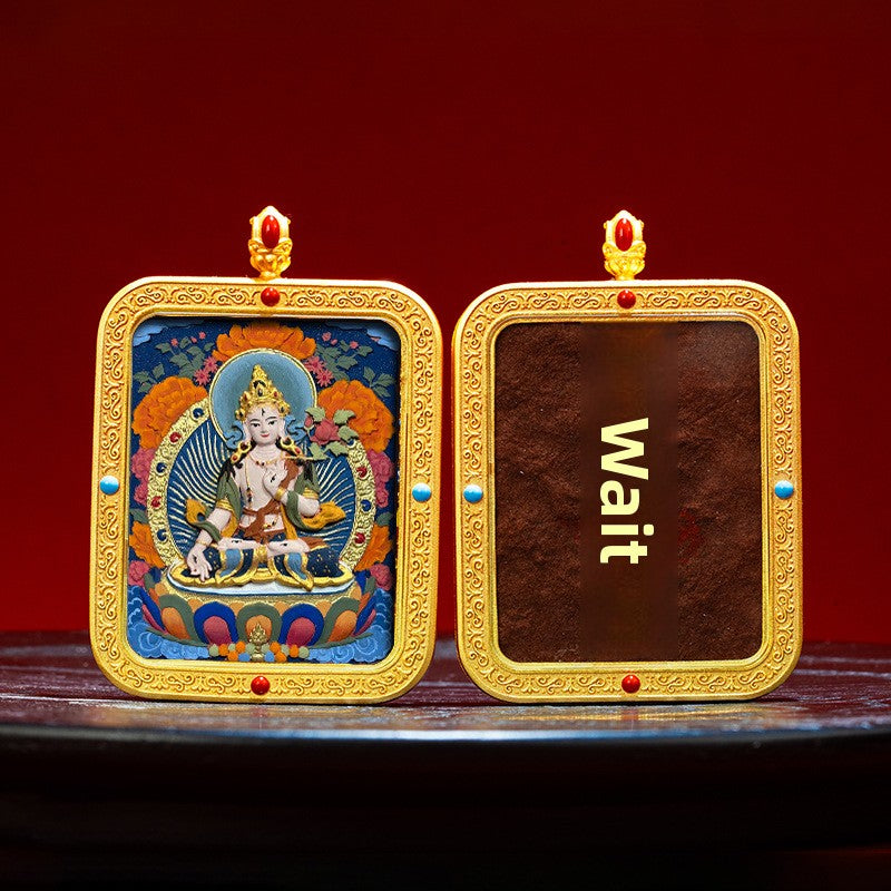 Wutai Mountain Zaki Lam Deity Pendant