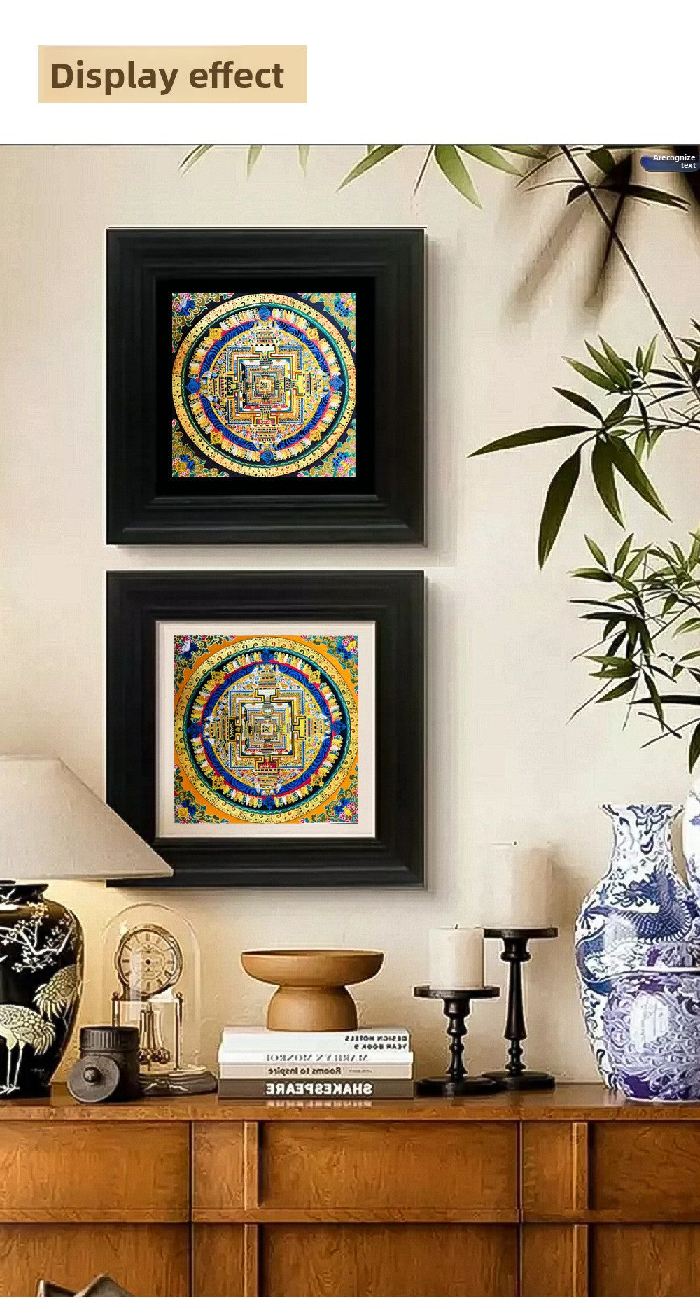 Natural Mineral Pigments Decor for Entrance