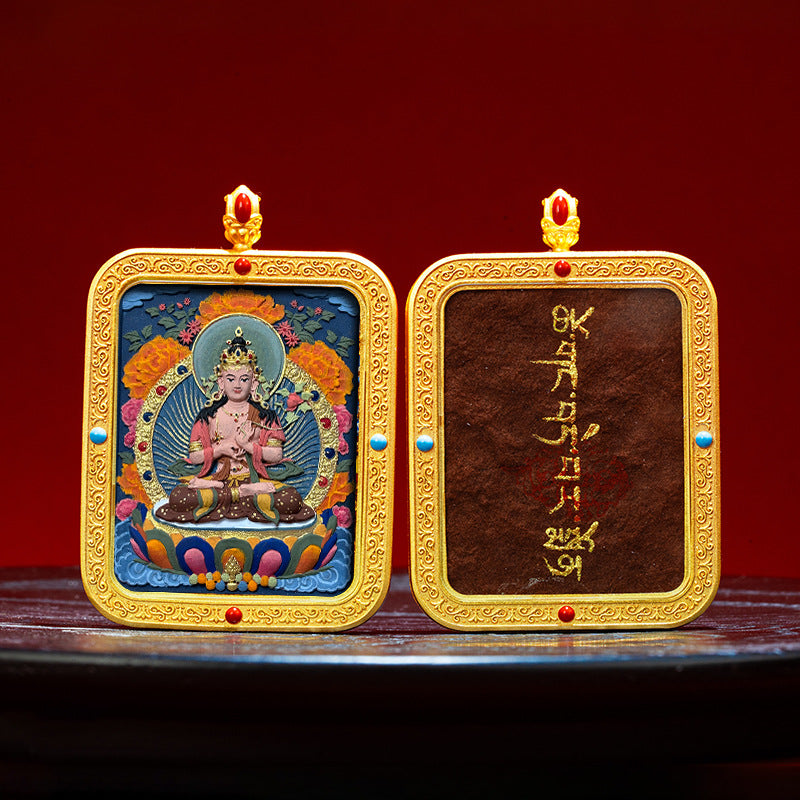 Wutai Mountain Zaki Lam Deity Pendant