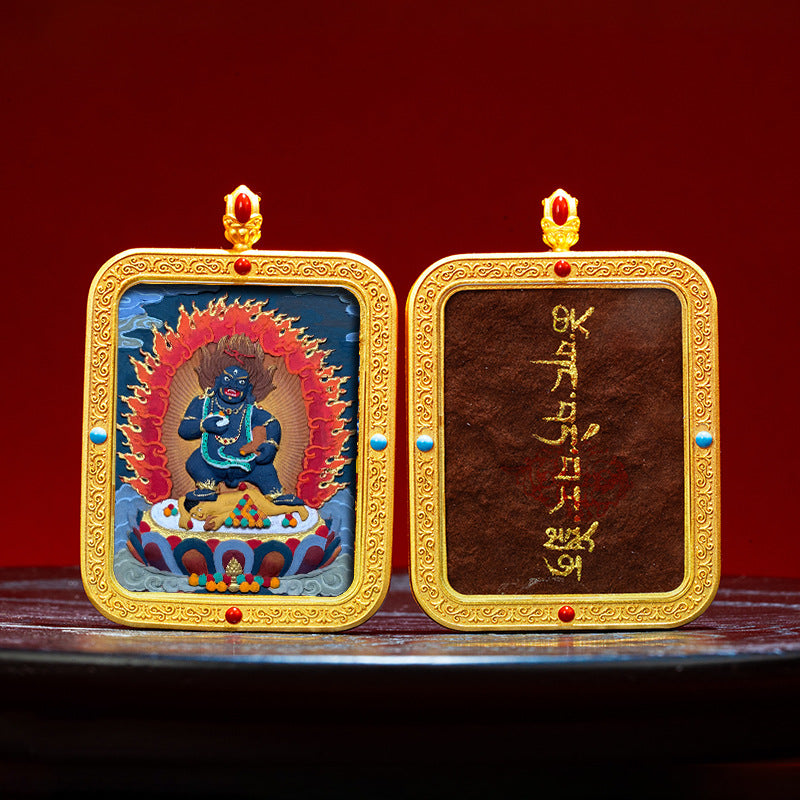 Wutai Mountain Zaki Lam Deity Pendant