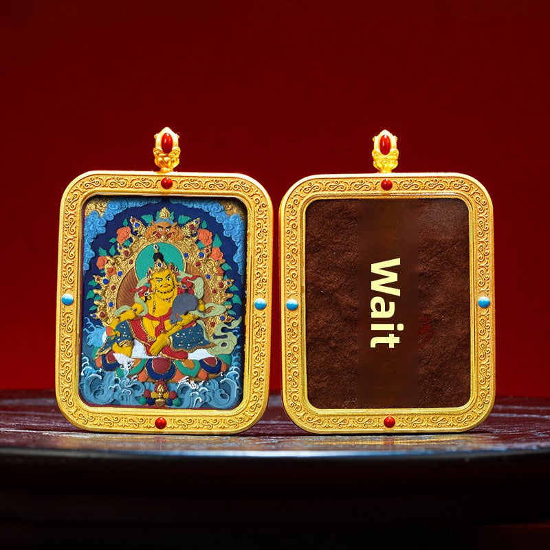 Wutai Mountain Zaki Lam Deity Pendant