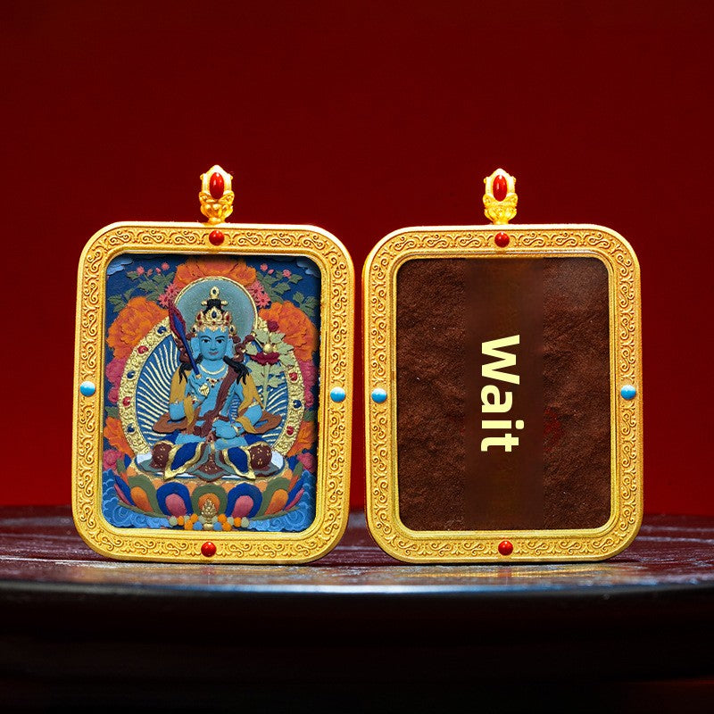 Wutai Mountain Zaki Lam Deity Pendant