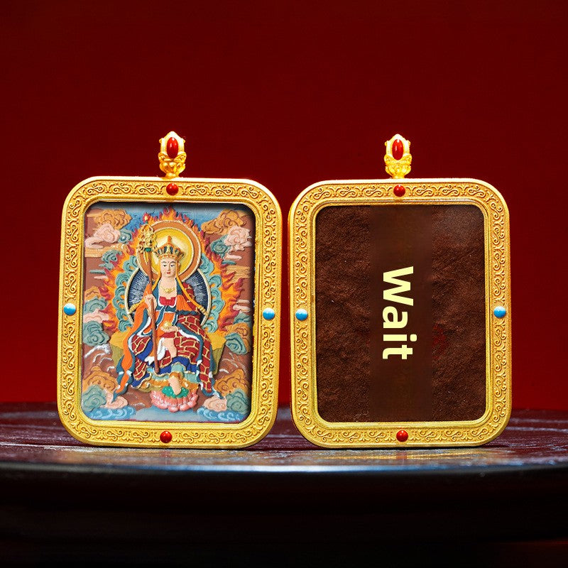Wutai Mountain Zaki Lam Deity Pendant
