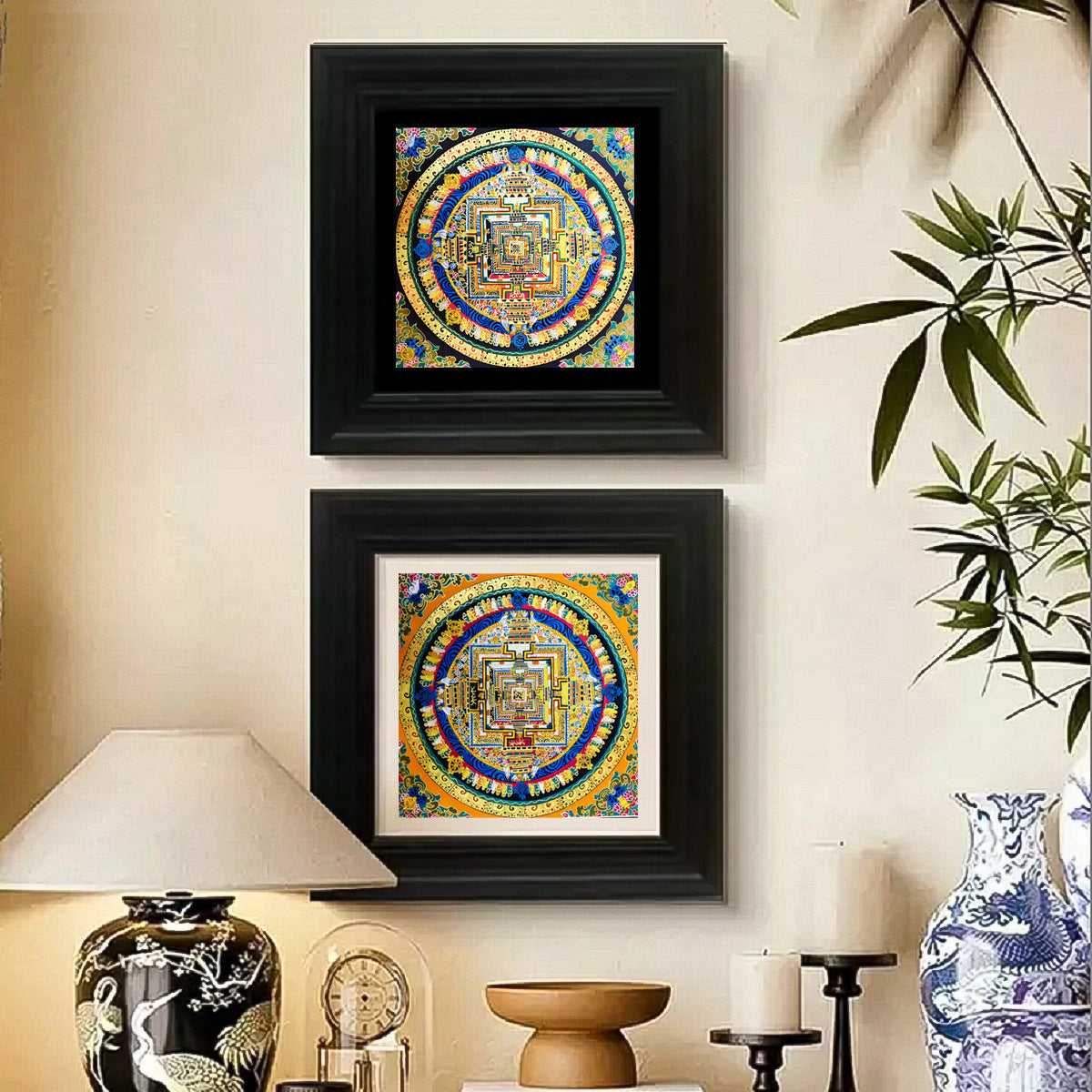 Natural Mineral Pigments Decor for Entrance