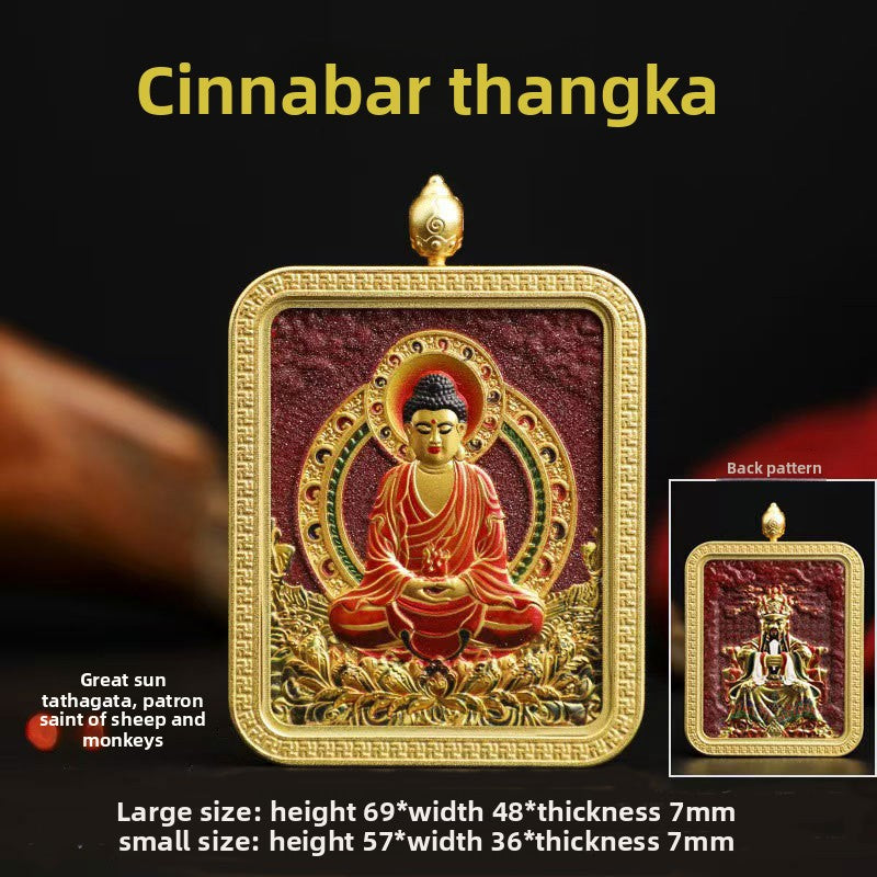 Eight Guardians  Twelve Animals Birth Year Buddha Pendant