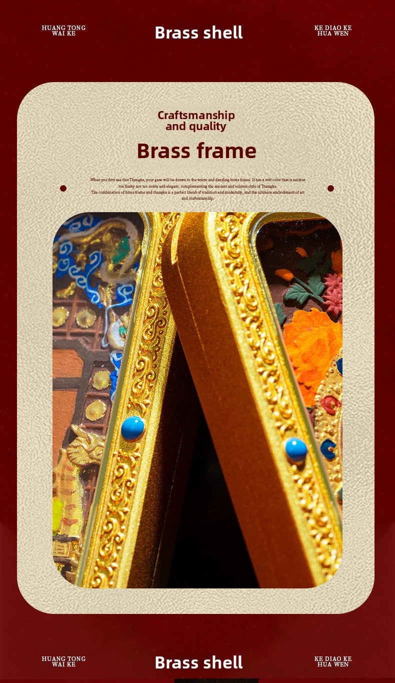 Wutai Mountain Zaki Lam Deity Pendant