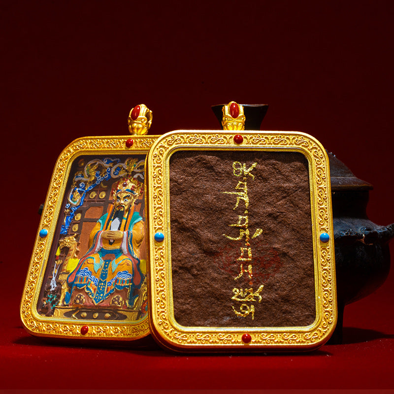Wutai Mountain Zaki Lam Deity Pendant