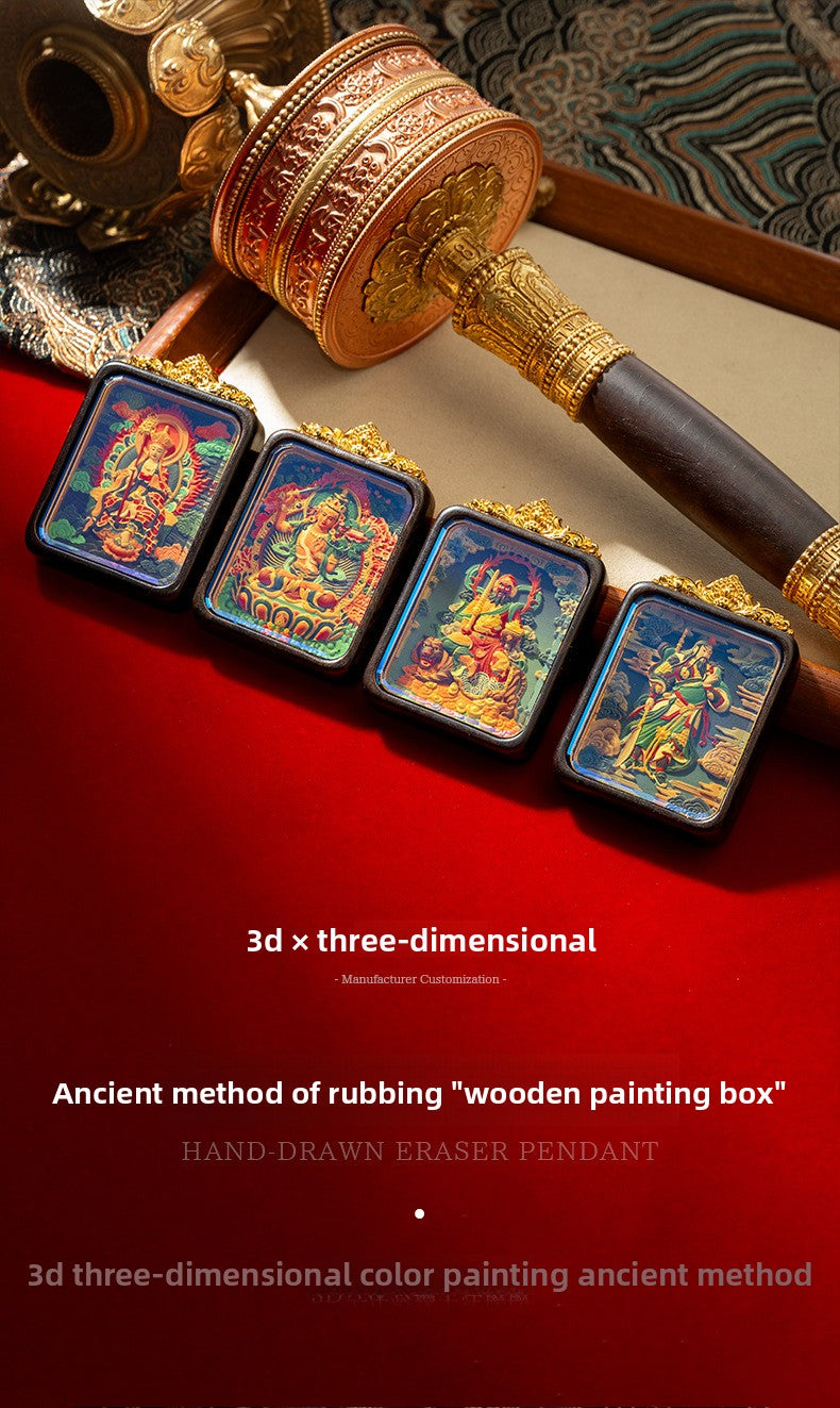 Fortune and BlessingThangka Pendant