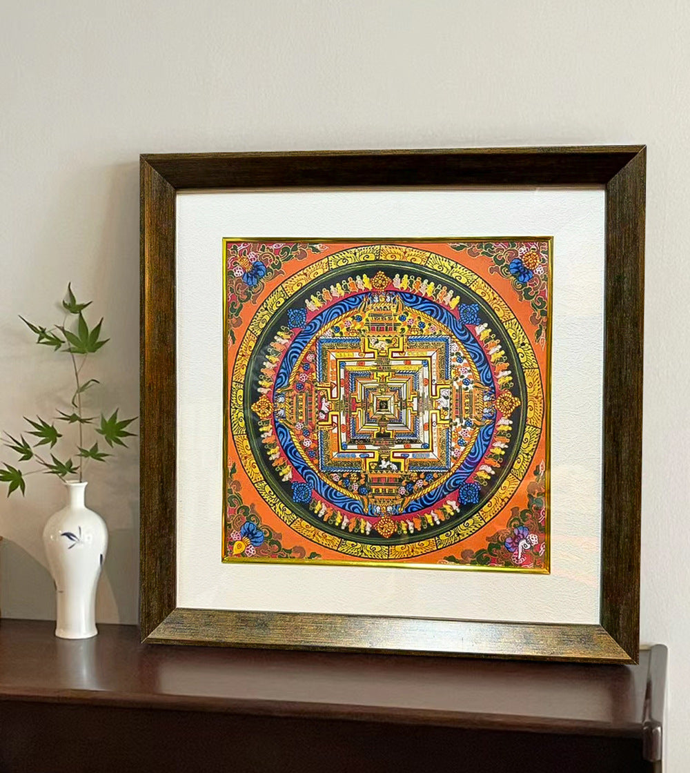 Natural Mineral Pigments Decor for Entrance