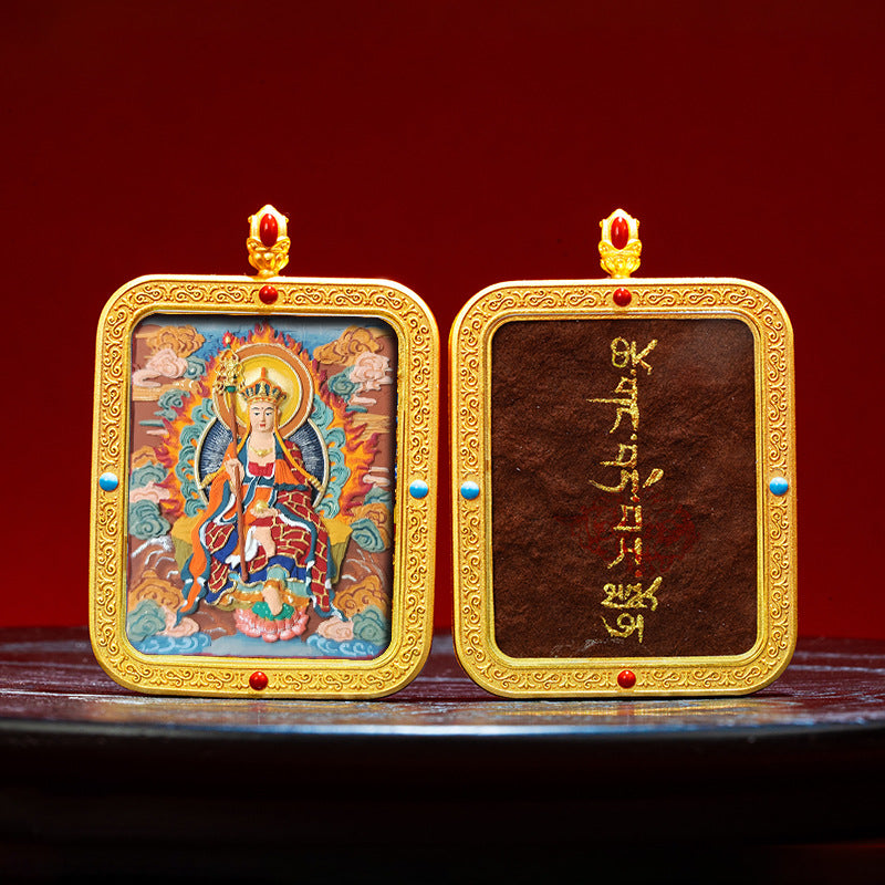 Wutai Mountain Zaki Lam Deity Pendant