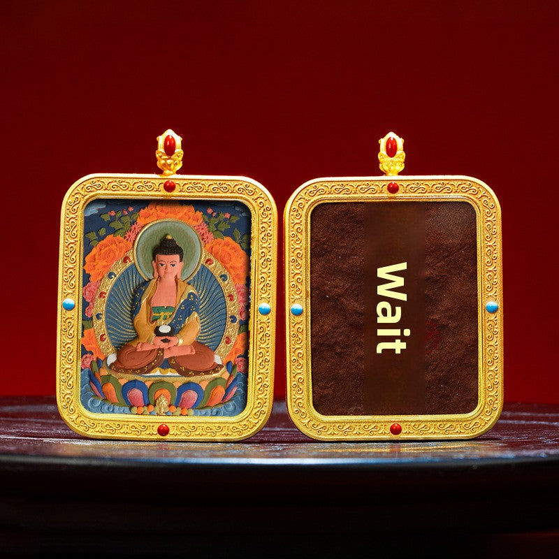 Wutai Mountain Zaki Lam Deity Pendant