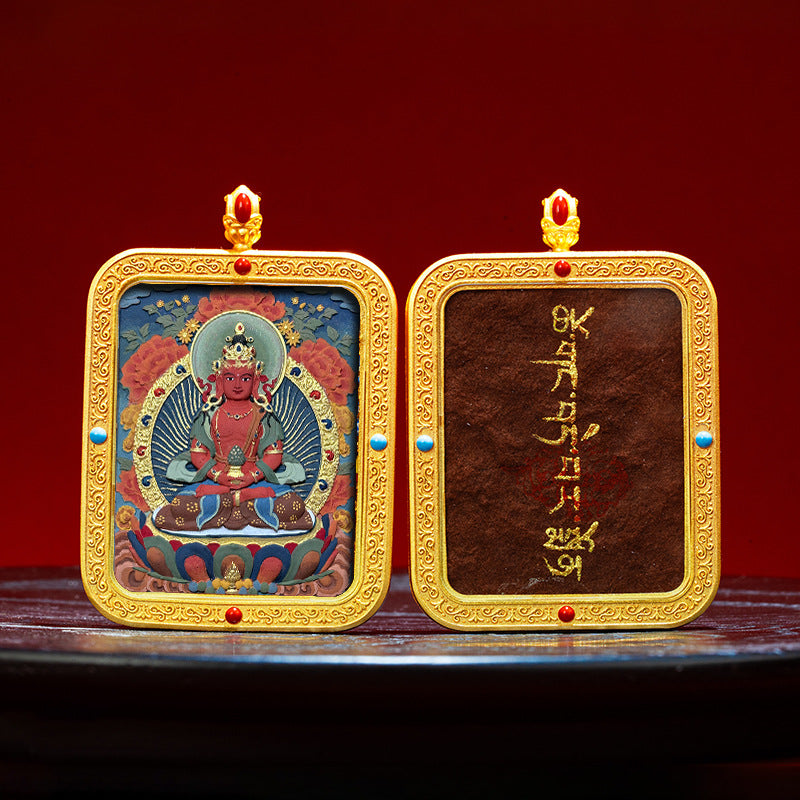 Wutai Mountain Zaki Lam Deity Pendant