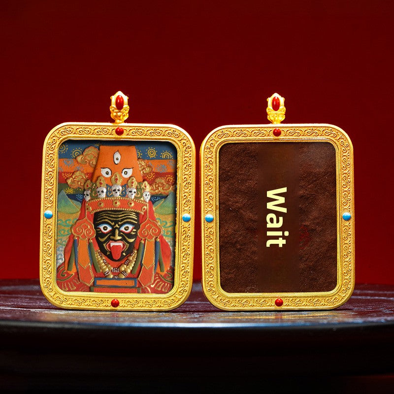 Wutai Mountain Zaki Lam Deity Pendant