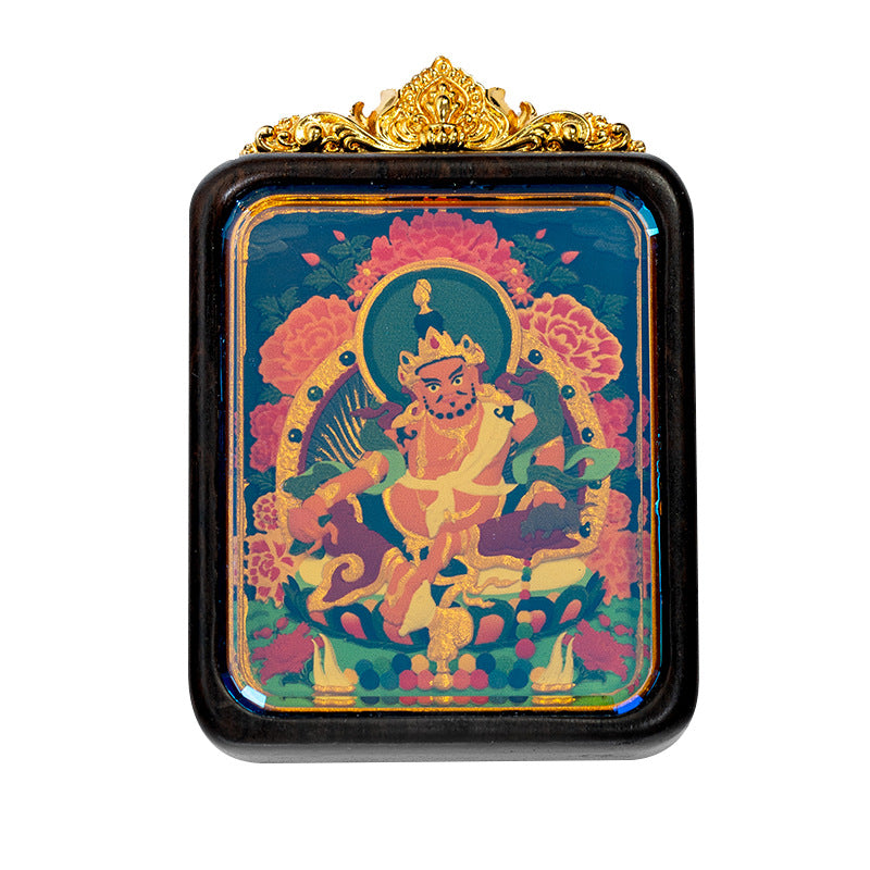 Fortune and BlessingThangka Pendant