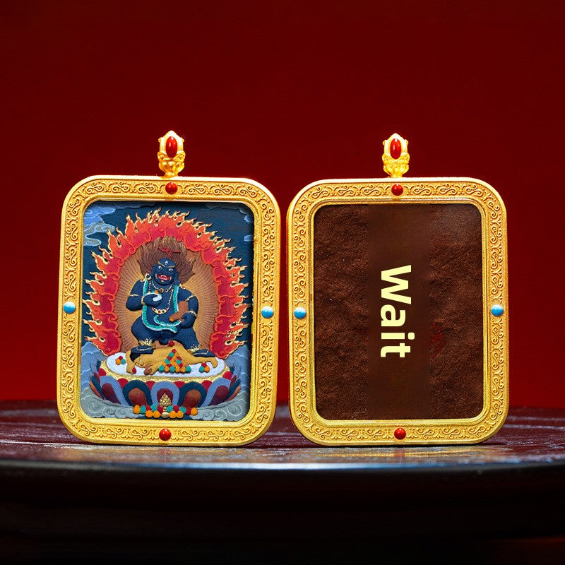 Wutai Mountain Zaki Lam Deity Pendant