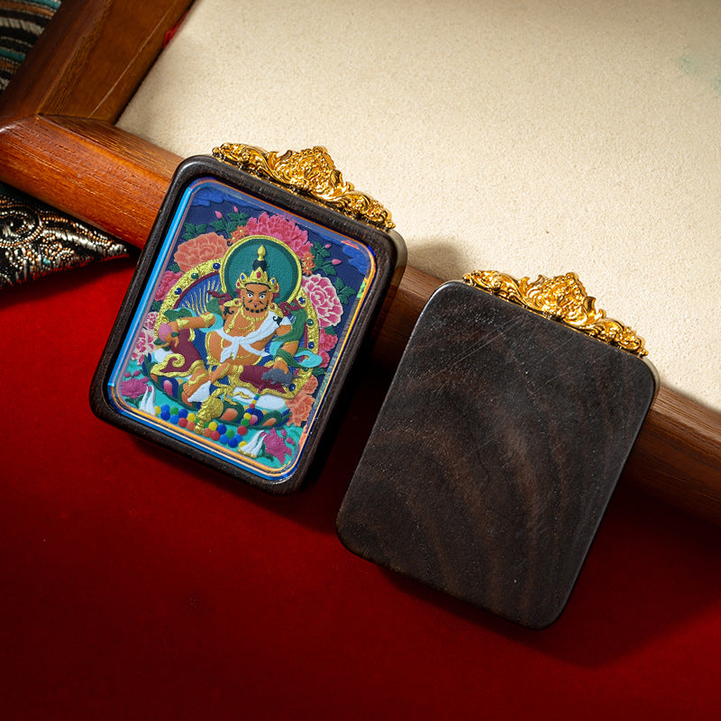 Fortune and BlessingThangka Pendant