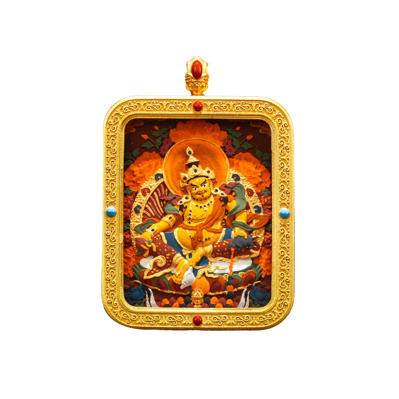 Wutai Mountain Zaki Lam Deity Pendant