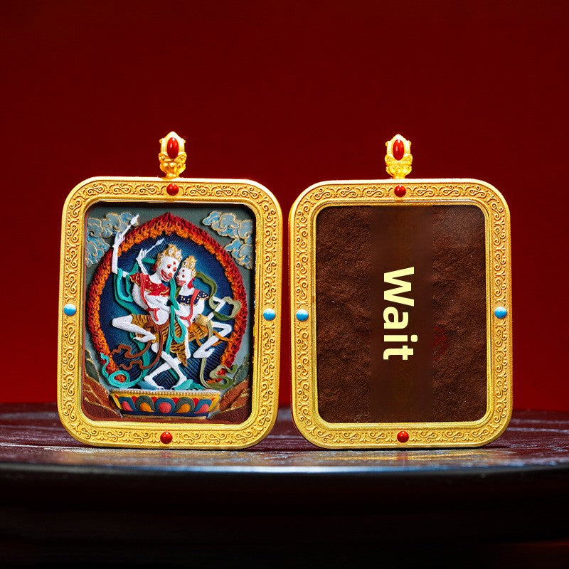 Wutai Mountain Zaki Lam Deity Pendant