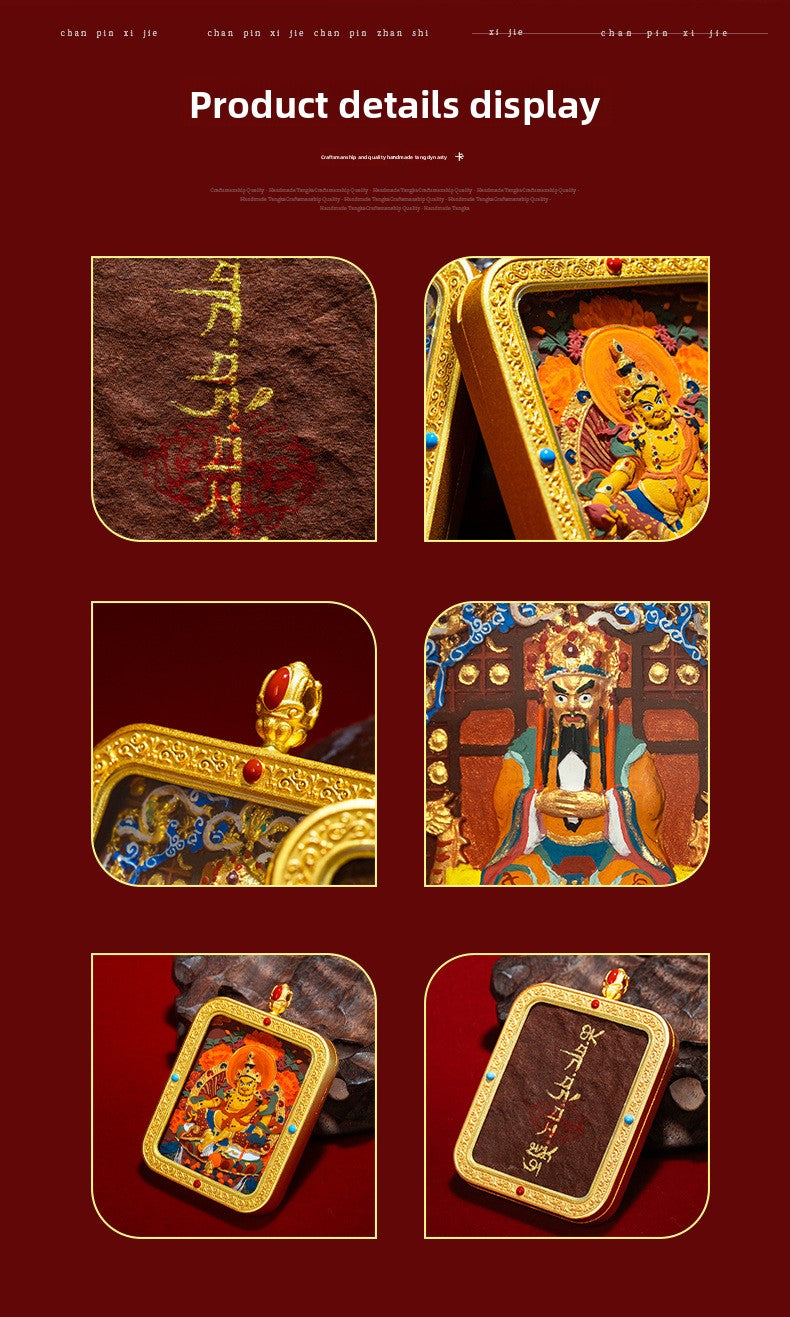 Wutai Mountain Zaki Lam Deity Pendant