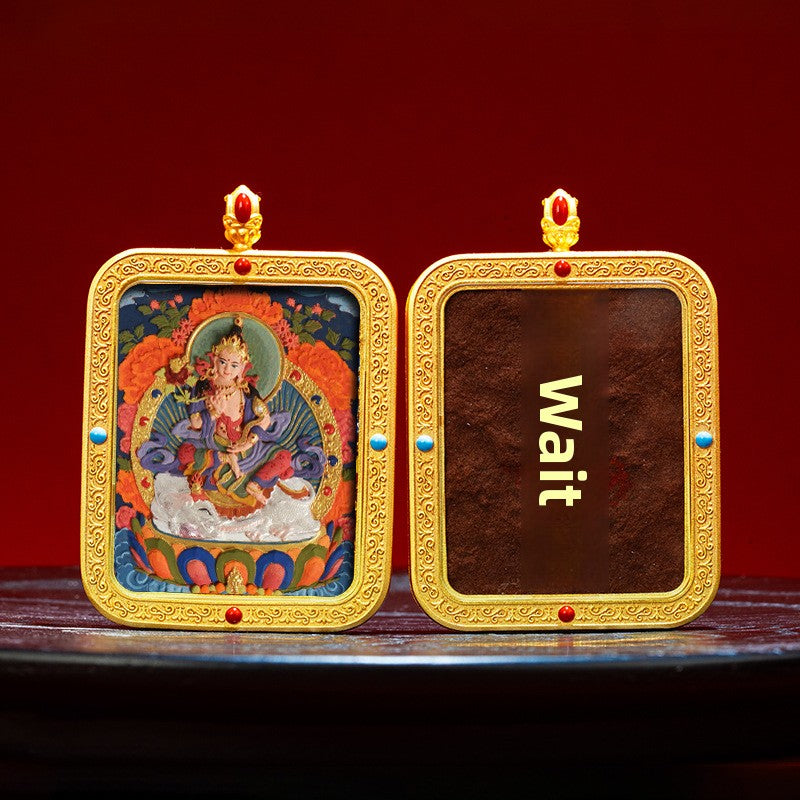 Wutai Mountain Zaki Lam Deity Pendant